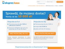 Tablet Screenshot of ekspreskasa.pl